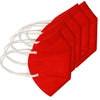 KN95 Protective Masks - 5 Per Pack (Red or Blue)