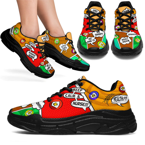 Cartoon Campfire Nurse™ Chunky Unisex Sneaker (More Colors)