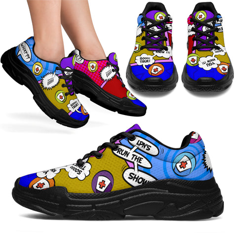 LPN Cartoon Rocker Medic™ Unisex Chunky Sneaker