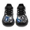 Frenchy the Bulldog Medic Womens Chunky Sneaker - Teal