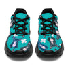 Frenchy the Bulldog Medic Womens Chunky Sneaker - Teal