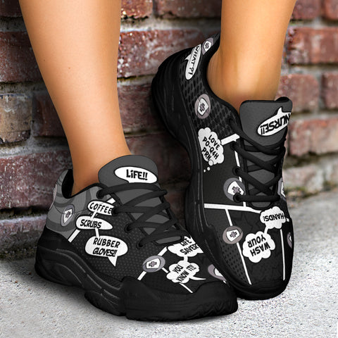 Midnight Nurse Comic Strip™ Chunky Unisex Sneaker