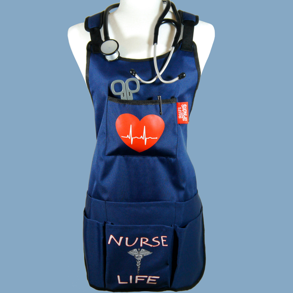 nurse life medical utility apron