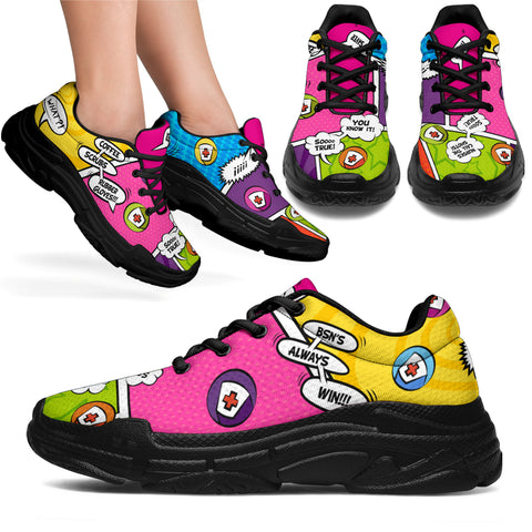 BSN'S Win!! Comic Strip Chunky™ Unisex Sneaker (More Colors)